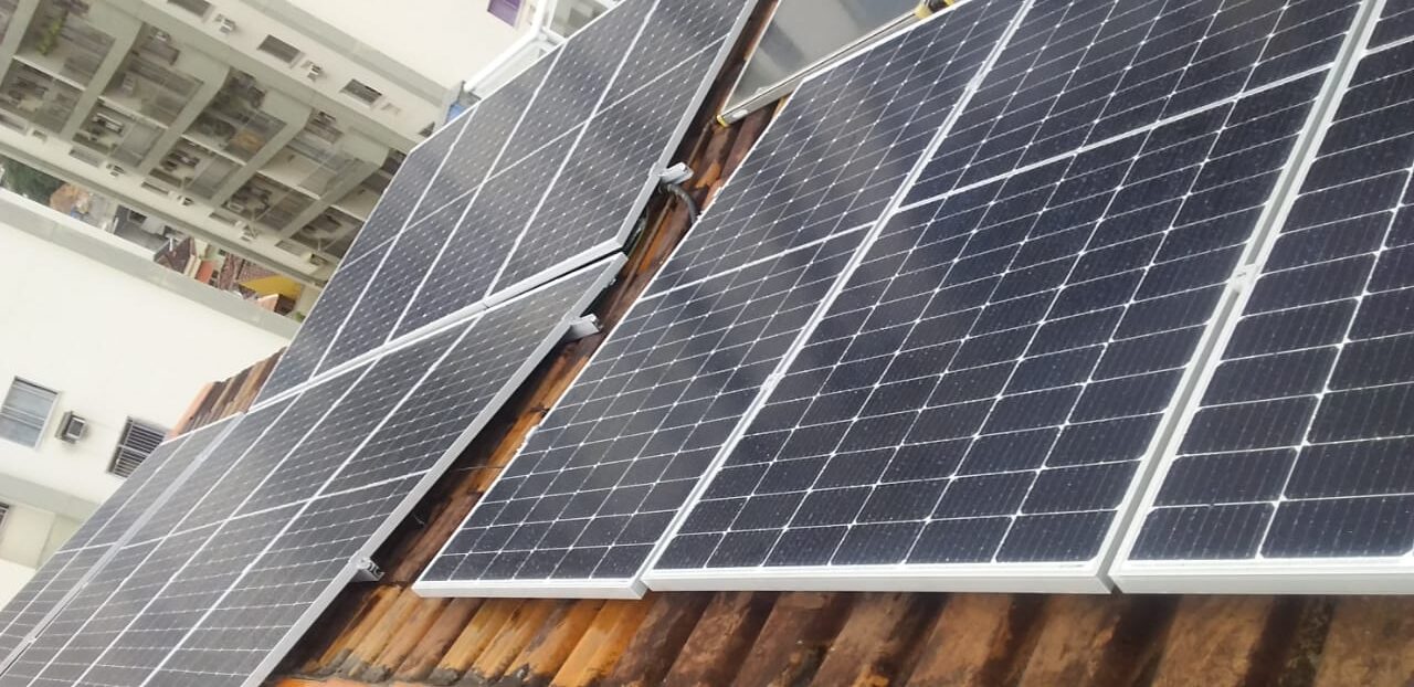 Sistema solar residencial em Rio de Janeiro — 7,12 kWp