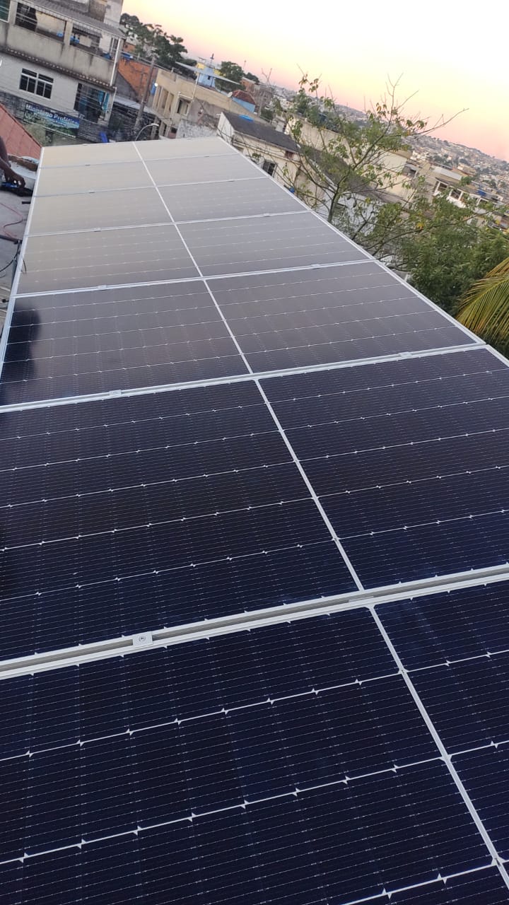 Sistema solar residencial em Nilópolis — 4,79 kWp